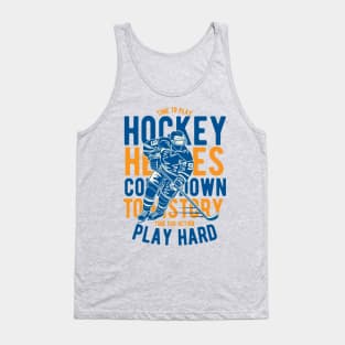 Time To Play Hockey Tank Top